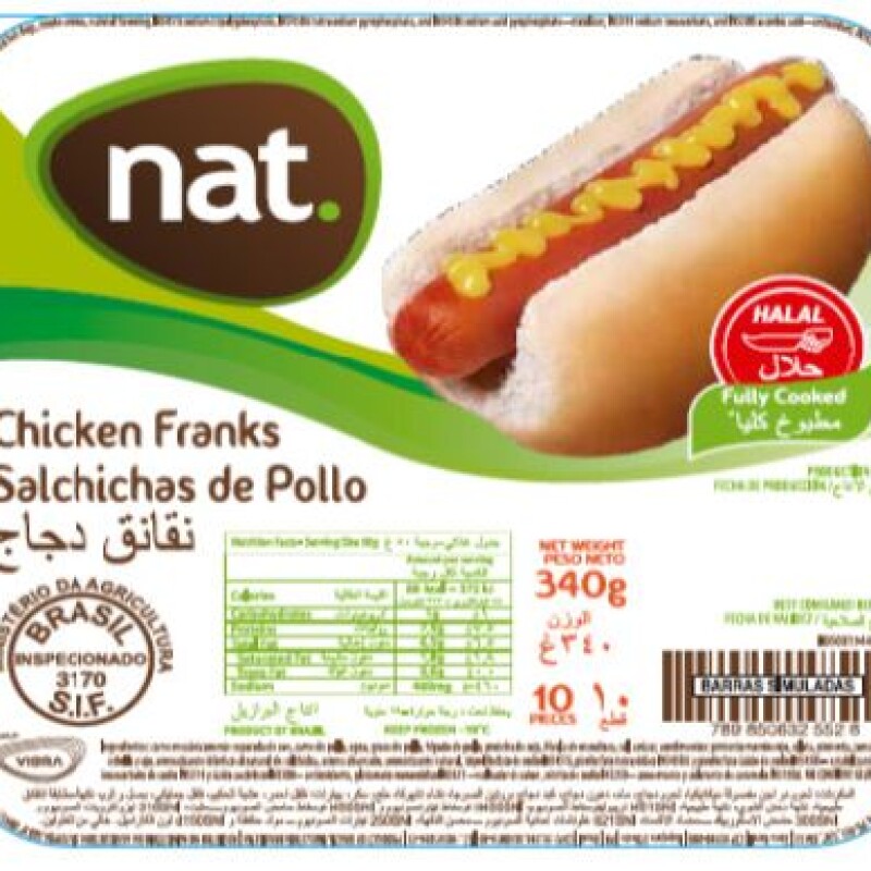 CHICKEN FRANK nat. 340g