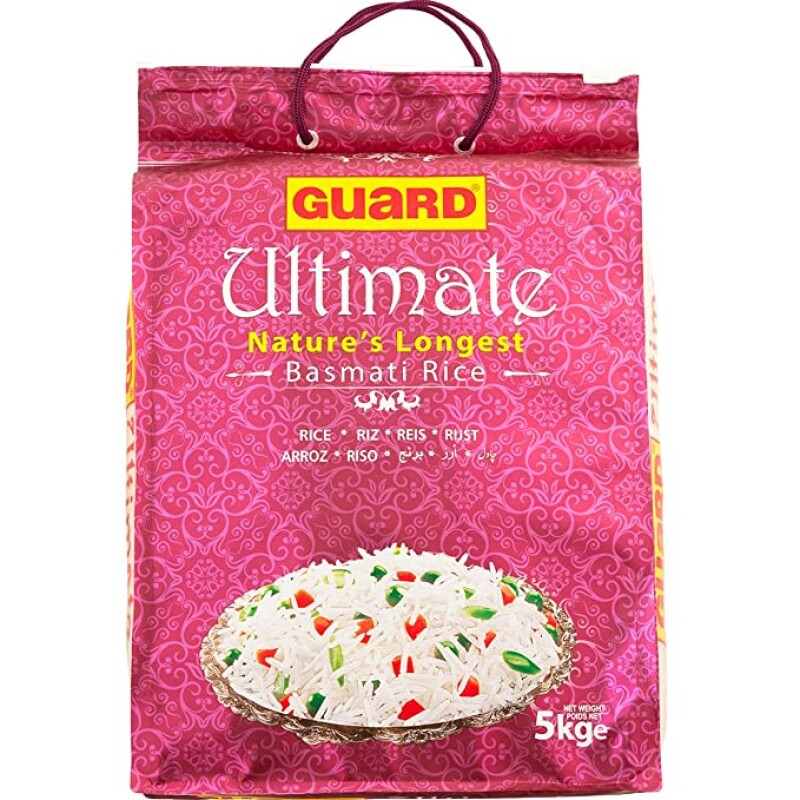 Guard Ultimate Nature`s Longest Basmati Rice  5kg